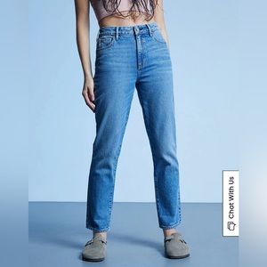 Pacsun Mom Jean, Size 26, Medium Blue